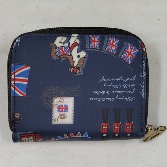 Waterproof London Short Snap Wallet Coin Purse - Picture 8 of 13
